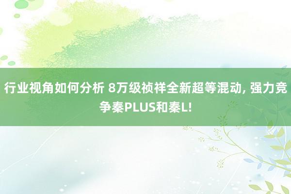 行业视角如何分析 8万级祯祥全新超等混动, 强力竞争秦PLUS和秦L!