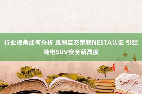 行业视角如何分析 岚图至交荣获NESTA认证 引颈纯电SUV安全新高度